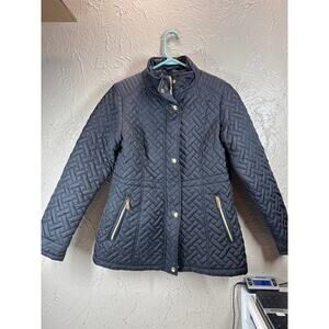 Big Chill‎ Women's Black Faux Quilt Insulated Jacket Coat Size Small